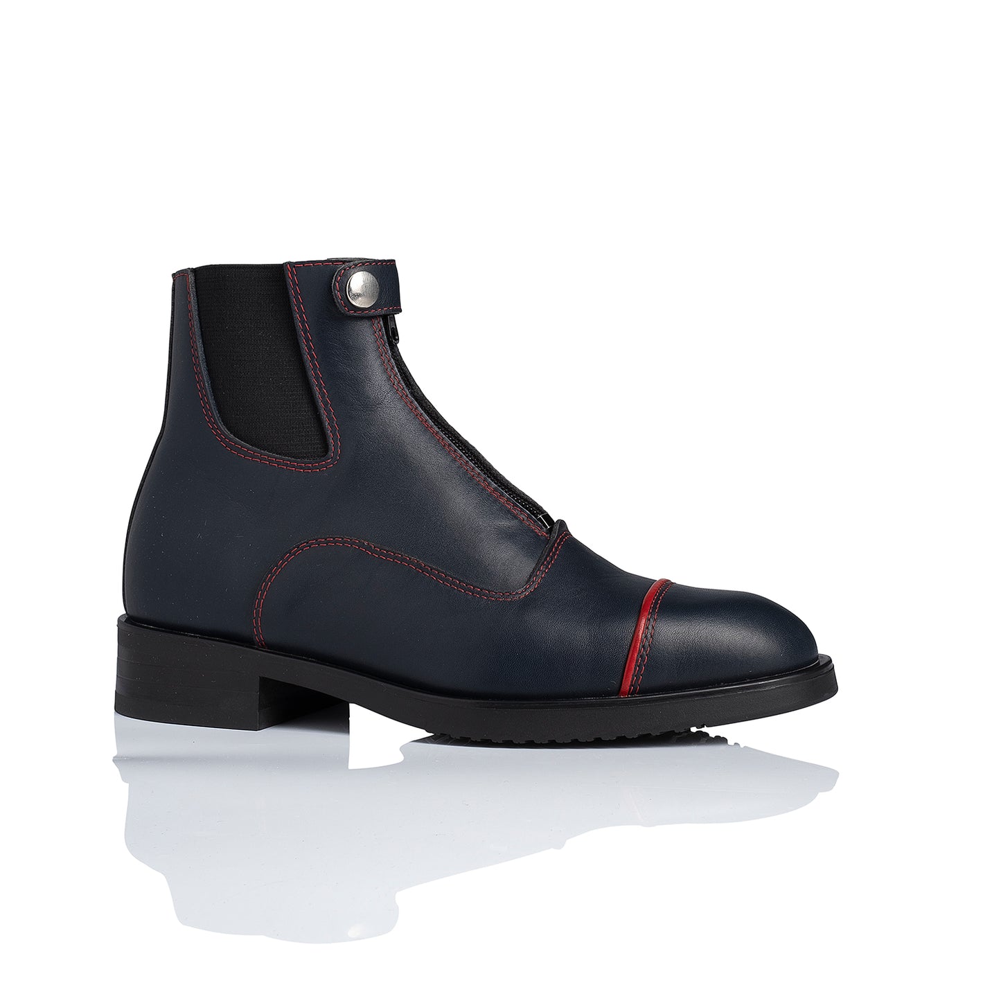 R 1102/2 en R 1122/2 Enkellaarsje/schoen met contrast detail