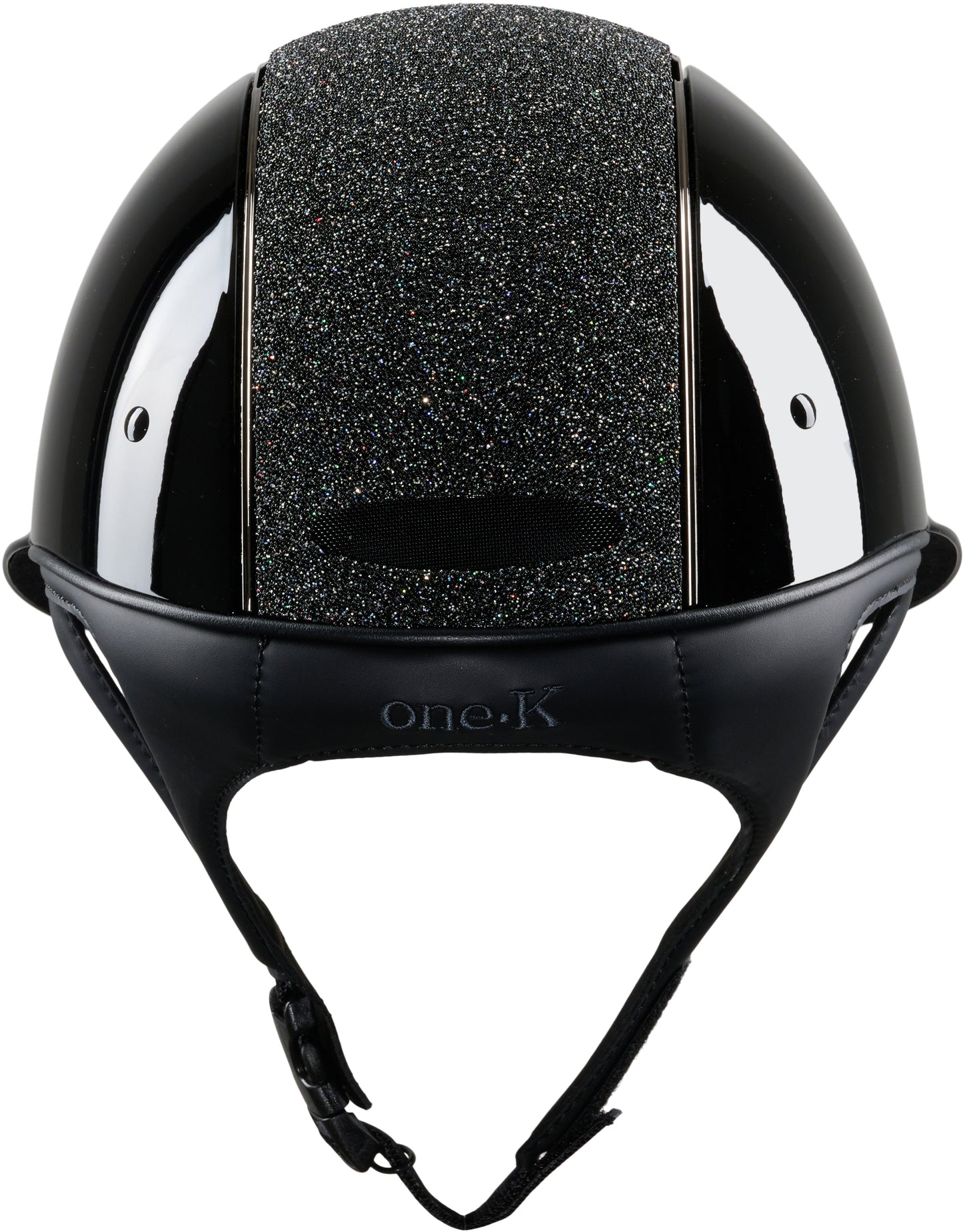 One K Mips Avancé helm glossy zwart met glitter
