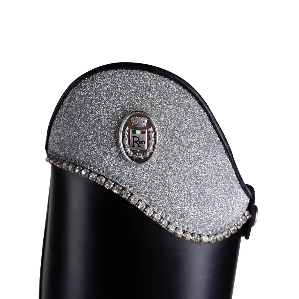 R 1751 "stylisch dressage" klassieke, kalfslederen laars zonder veters met prachtige details.