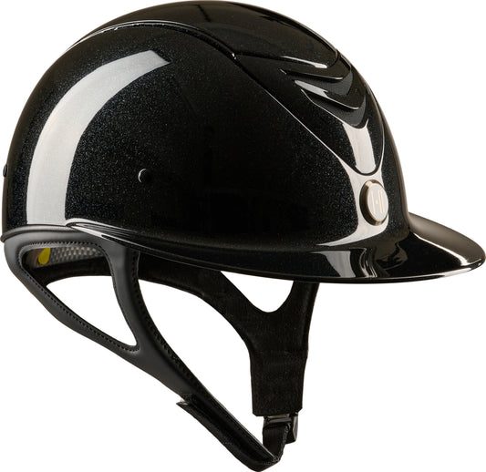One K Mips Avancé glossy zwarte helm