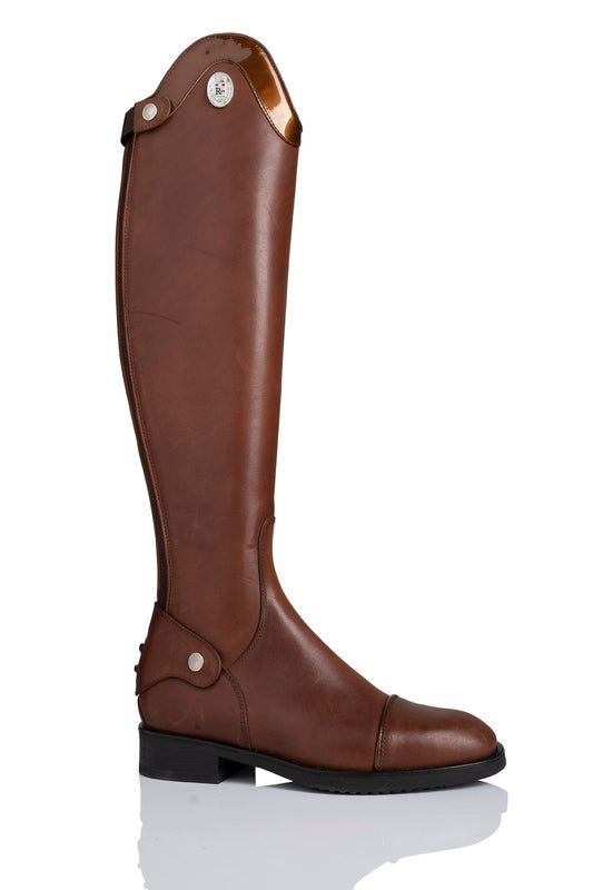 R 0500/1 "aged leather" Klassieke, professionele rijlaars met detail aan de top.
