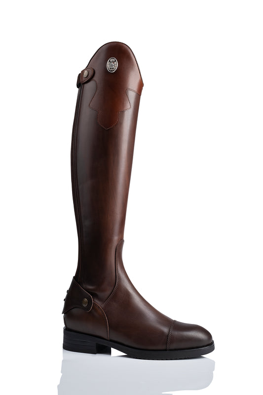 R 0500/4 "antique patina" aged leather klassieke, kalfslederen laars zonder veters met subtiele, mooie details.