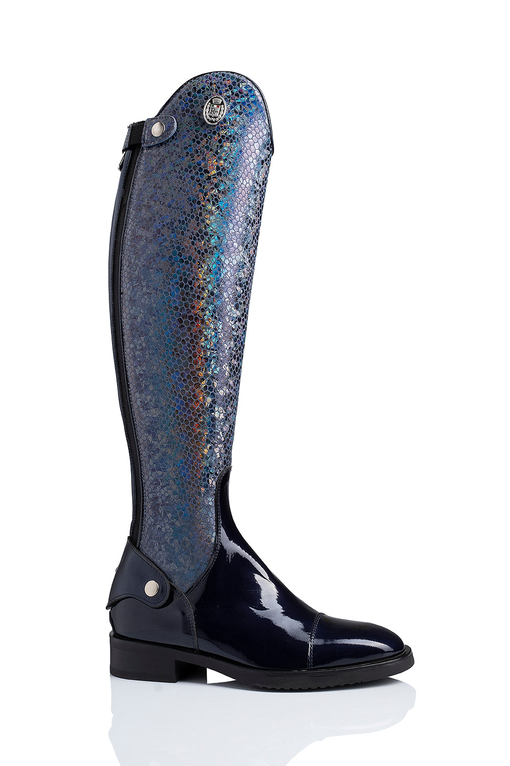 R 0570 "basic dressage" klassieke, kalfslederen laars zonder veters verkrijgbaar in verschillende patronen