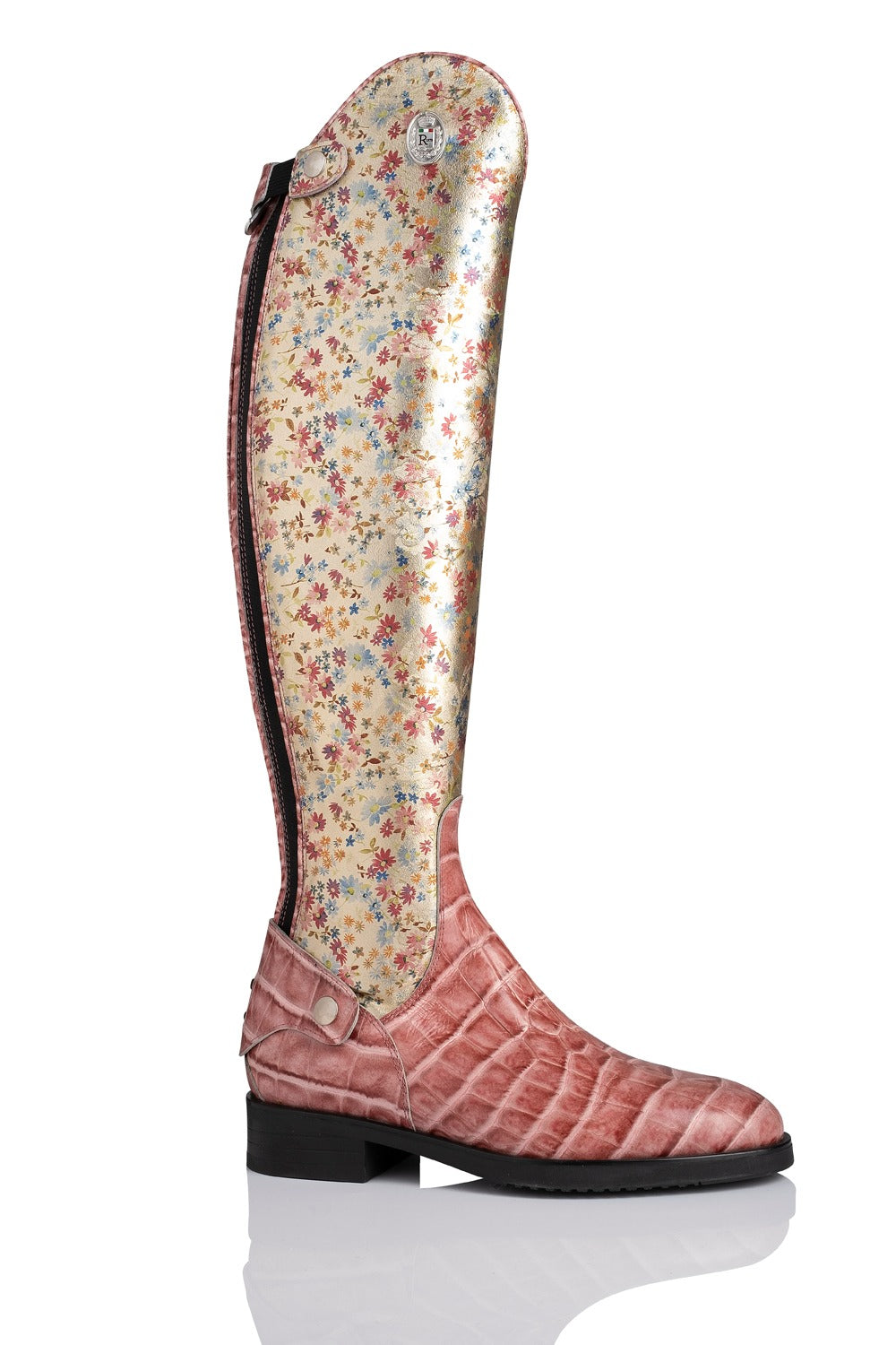 R 0570 "basic dressage" klassieke, kalfslederen laars zonder veters verkrijgbaar in verschillende patronen