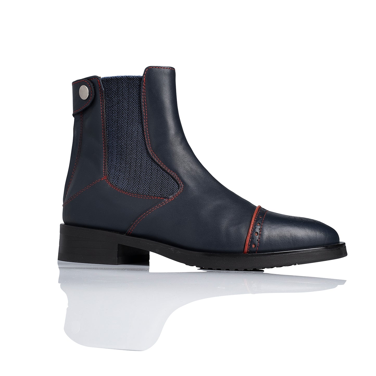 R 1103/1 en R 1103/2 Enkellaarsje/schoen met speciale contrast details