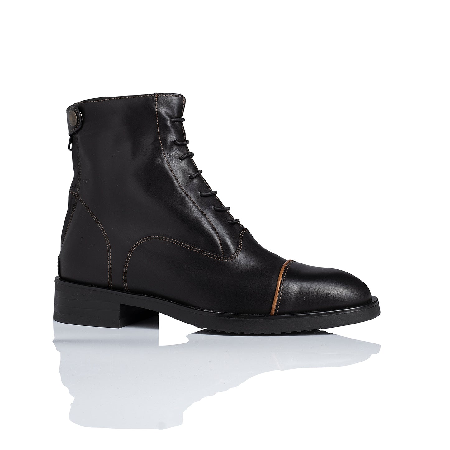 R 1102/2 en R 1122/2 Enkellaarsje/schoen met contrast detail