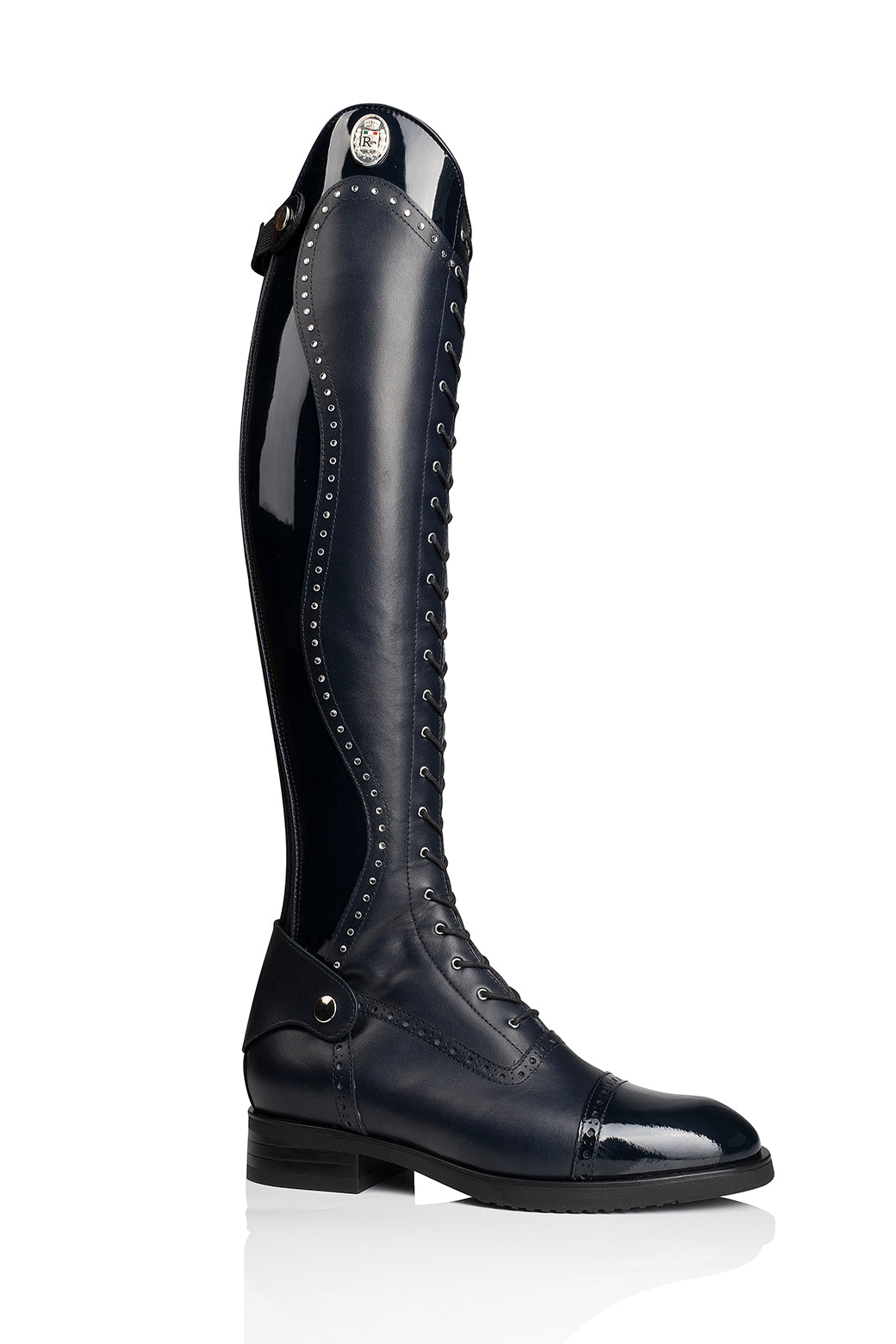 R 3001 "brogue combo" klassieke, kalfslederen laars met veters