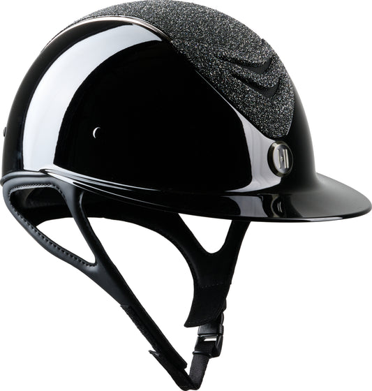 One K Mips Avancé helm glossy zwart met glitter