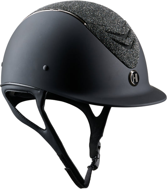 One K Mips Defender helm mat zwart met Glitter