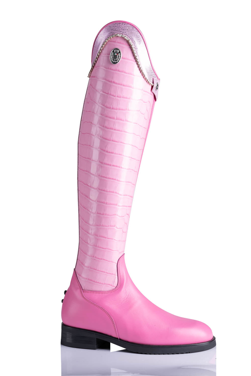 R 1751 "stylisch dressage" klassieke, kalfslederen laars zonder veters met prachtige details.